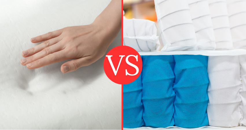 Pružiny vs. paměťová pěna. Na čem se vám bude spát lépe?