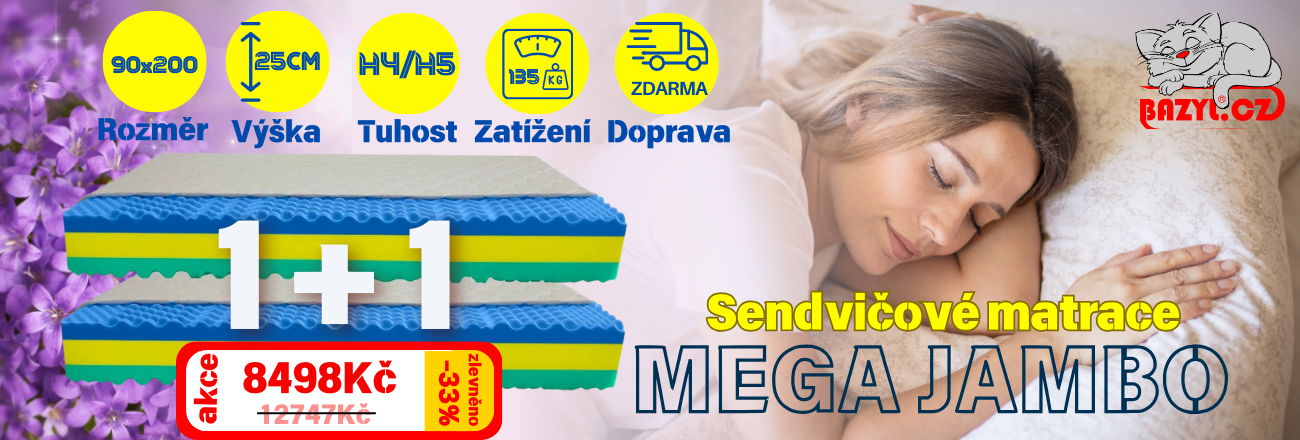MEGA JAMBO 1+1 90 X200