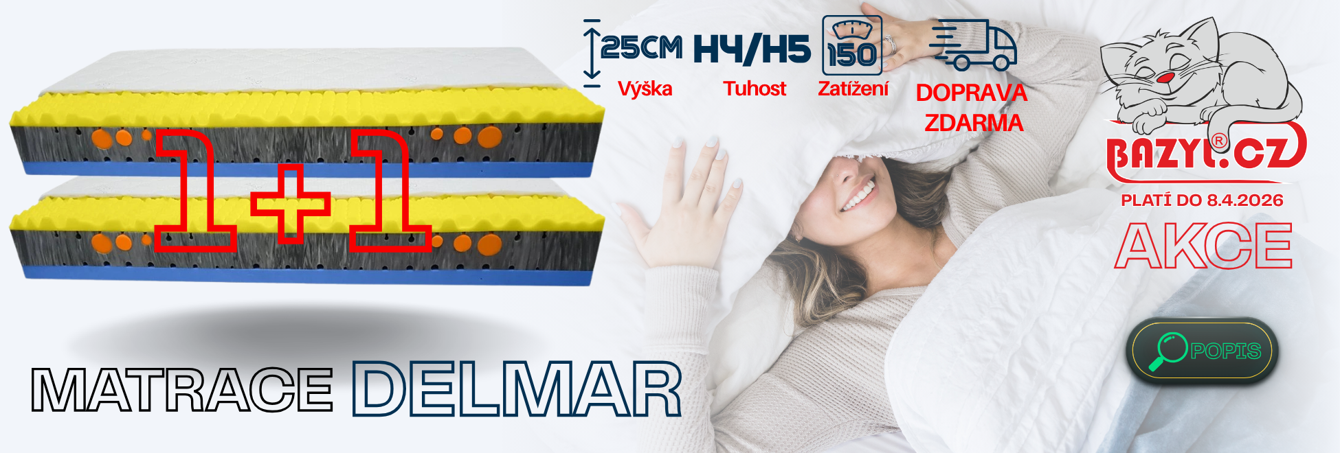 MATRACE DELAMAR akce 1+1