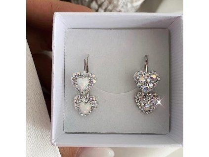 nausnice s kaminky swarovski