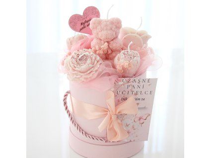 Medvídek- KRABIČKA SE SVÍČKAMI