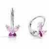 Náušnice MOTÝLCI-ag925/1000