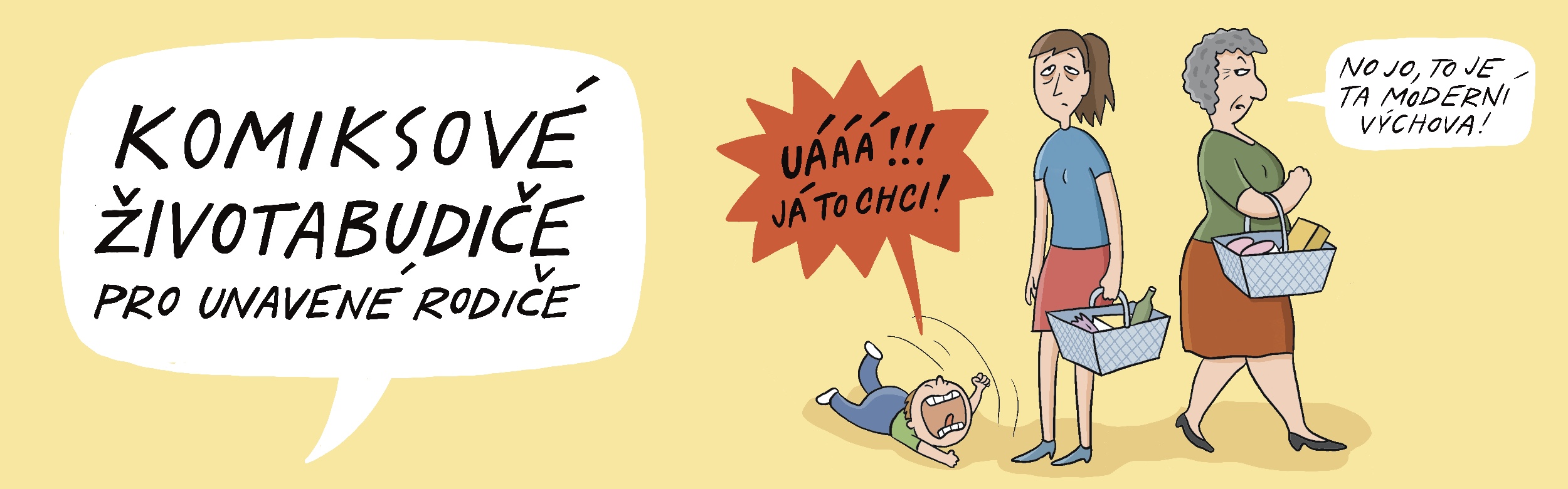 komiksové pro rodiče BBB ilustrace