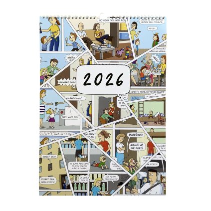 rodninny planovaci kalendar 2026 bbb ilustrace