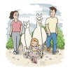 rodinny portret bbb ilustrace