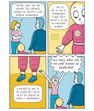 Další báječná česká značka, pro kterou jsem nakreslila krátký strip 🗯️🇨🇿❤. Ten ve formě pohlednice putuje jako dárek k...