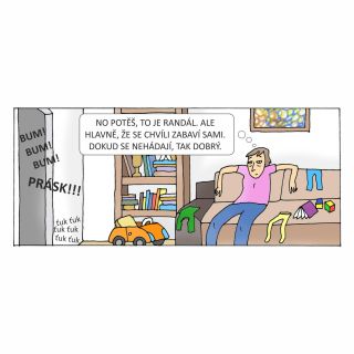 Šest let starý komiks z doby covidové a vzpomínka na lockdown 🫨. O Velikonocích má být hezky, tak si je udělejte hezké....