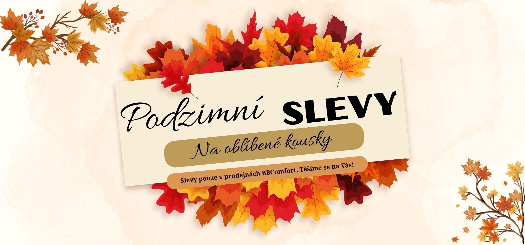 Podzimní slevy