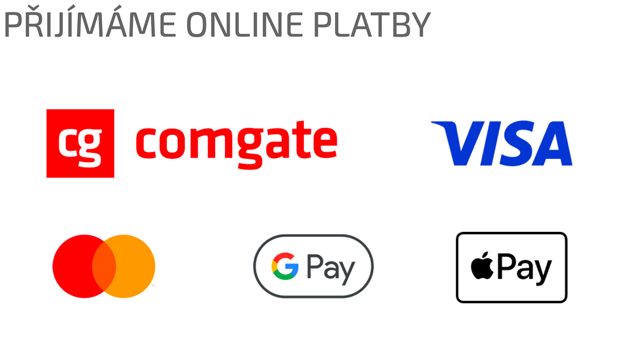PŘIJÍMÁME ONLINE PLATBY