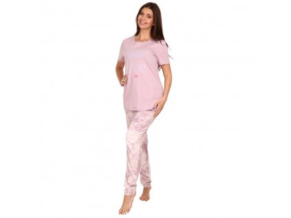 Dámské pyžamo Pleas 177490 (Velikost 3XL, Barva Modrá)