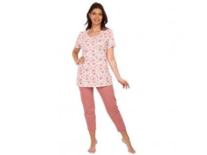 Dámské 3/4 pyžamo Pleas 178664 (Velikost 3XL)