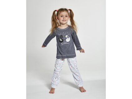 Dívčí pyžamko s dlouhým rukávem Cornette 379,380/131