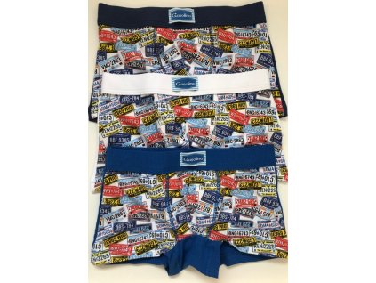 Boxerky Gasolino SPZky (Velikost 11/12, Barva Bílá)