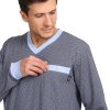 Pánské dlouhé pyžamo PLEAS 180811 (Velikost 4XL)
