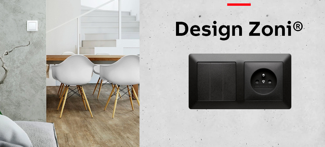 Vypínače a zásuvky Zoni ABB