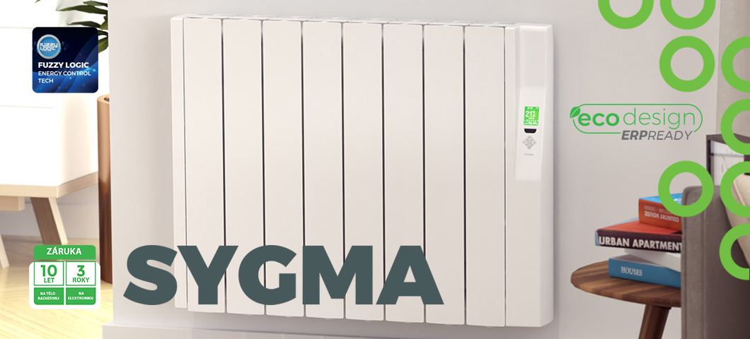 Elektrické radiátory SYGMA Rointe