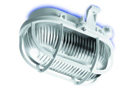 Svítidlo OVÁL/SOP-60B/oválné/60W/E27/bílá/IP44