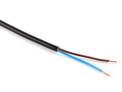 H05VV F 2x1 cerna