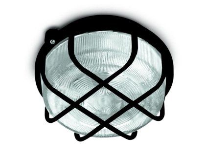 Svítidlo KRUH/SKP-100C/kruhová/E27/černá/IP44