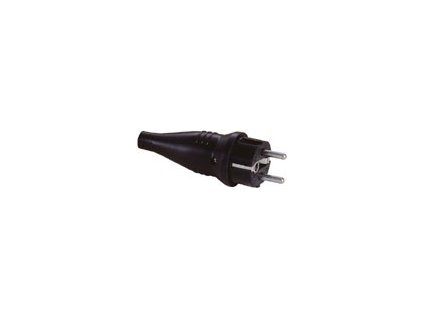 Vidlice gumová IP44 typ 1439190 celogumová černá
