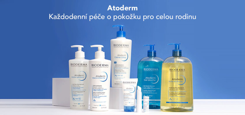 Bioderma Atoderm – kompletní péče pro suchou, citlivou a atopickou pokožku