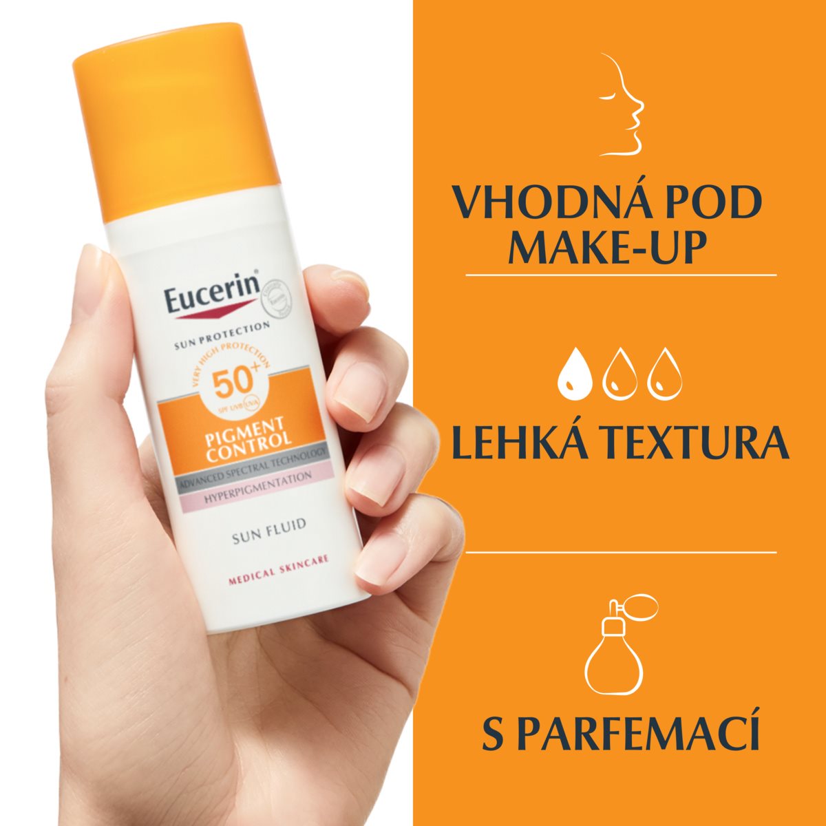 Eucerin opalovací krémy a gely