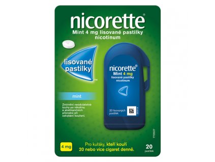 55320 nicorette mint 4mg lisovana pastilka 20