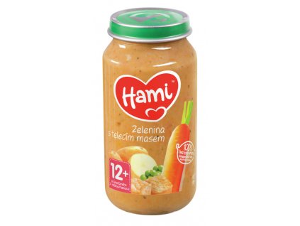 55605 hami prikrm zelenina s telecim masem 250g 12m