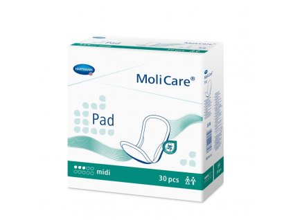 56982 vlozky absorpcni molicare pad 3 kapky midi 481ml 30ks