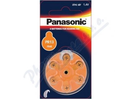 Baterie do naslouchadel PR - 13L(48)/6LB Panasonic