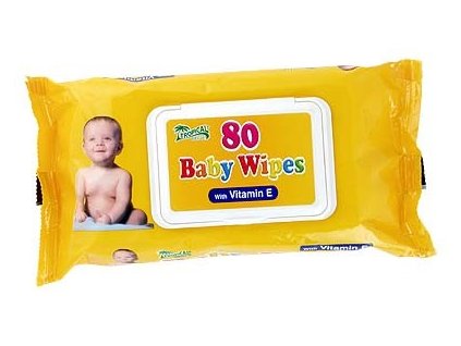 59391 baby wipes detske vlhcene ubrousky s vitaminem e 80ks