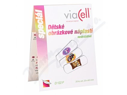 60303 viacell d122f detske obrazkove naplasti 20ks