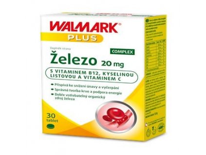 60870 walmark zelezo 20mg tbl 30