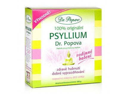 61251 dr popov psyllium indicka rozpustna vlaknina 500g