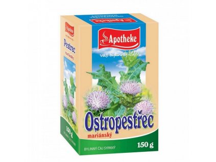 61458 apotheke ostropestrec mariansky plod sypany 150g