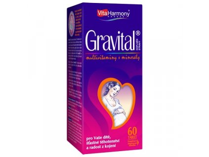 VitaHarmony Gravital 60 tablet pro těhotné a kojící ženy