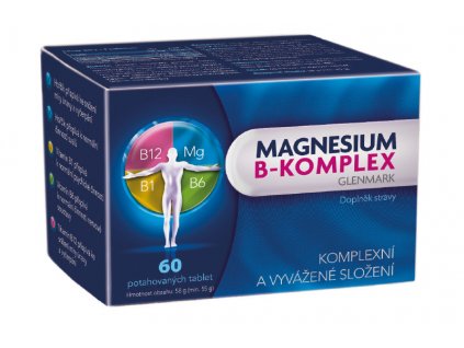 61953 magnesium b komplex glenmark tbl 60