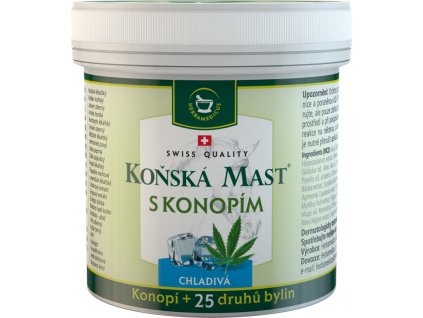 61986 konska mast s konopim chladiva 250 ml