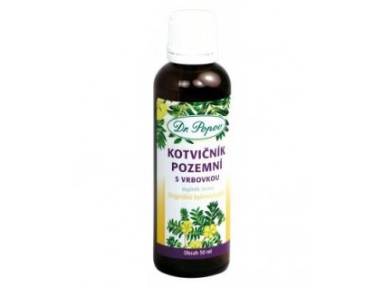 62436 dr popov kapky bylinne kotvicnik s vrbovkou 50ml