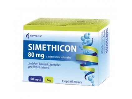 SIMETHICON 80mg s olejem kmínu kořenného cps.50