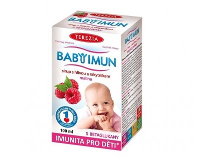 64431 baby imun sirup s hlivou a rakytnikem malina 100ml