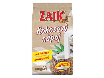 64830 kokosovy napoj zajic 400g sacek