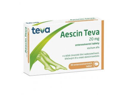 65694 aescin teva 20mg enterosolventni tableta 90