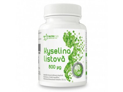 66318 kyselina listova 800mcg tbl 90