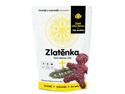 67218 zlatenka lnena vlaknina a chia 300g