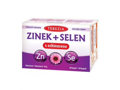 67797 terezia zinek selen echinacea 30 kapsli