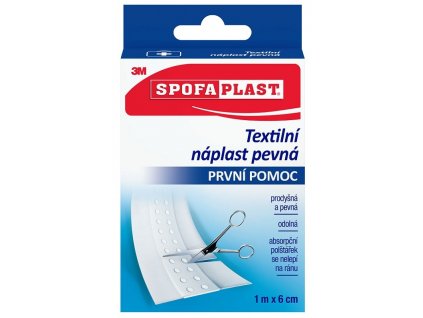 68634 3m spofaplast 254 pevna textilni naplast 6 cm x 1 m