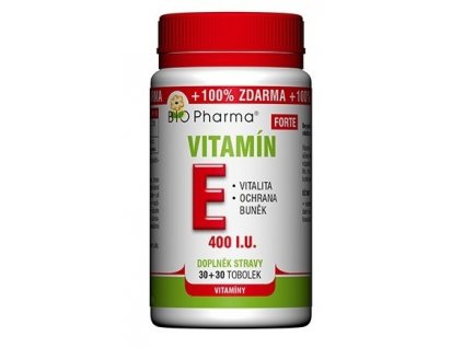 69609 vitamin e forte 400 i u tob 30 30 bio pharma