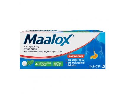 69864 maalox 400mg 400mg zvykaci tableta 40