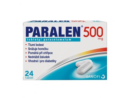 PARALEN 500MG neobalené tablety 24